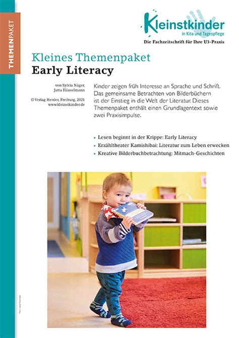 Early Literacy In Der Krippe U3 Glossar Kleinstkinder