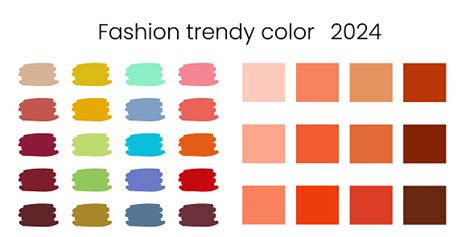 Fashionable Color Palette 2024 Forecast Of Trendy Colors For 2024