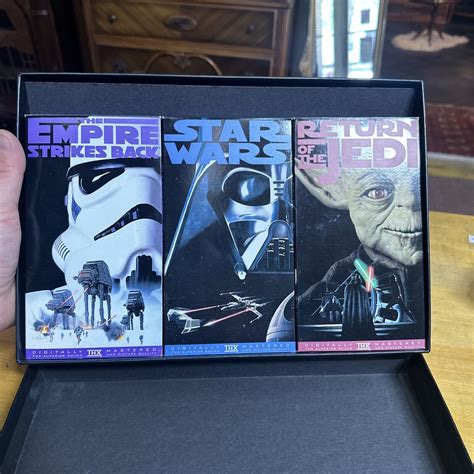 Star Wars Trilogy THX WS Edition 3 VHS Tapes Box Set Vintage 1995 EBay