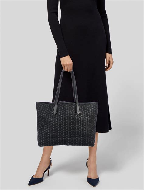 Moynat Monogram Canvas Tote - Black Totes, Handbags - MOYNA20130 | The ...