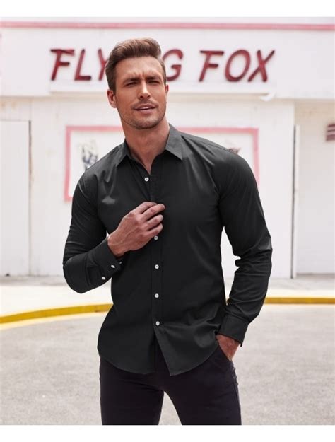 Buy Coofandy Mens Muscle Fit Untucked Shirts Fashion Dress Shirt Long