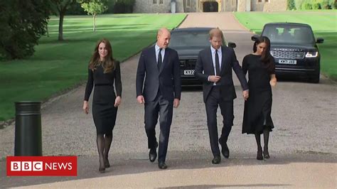 Morre Elizabeth William Kate Harry E Meghan Aparecem Juntos Para