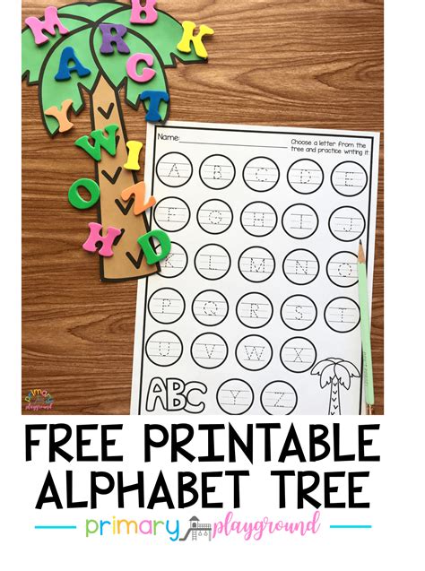 Printable Alphabet Tree