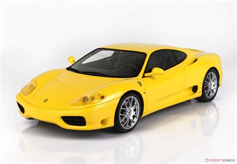 Ferrari 360 Modena 1999 Yellow Modena 322 With Case Diecast Car