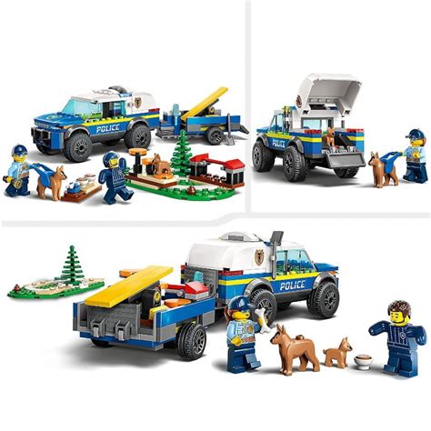 Lego CITY Zestaw Szkolenie Psów Policyjnych W Terenie 60369 5 197el