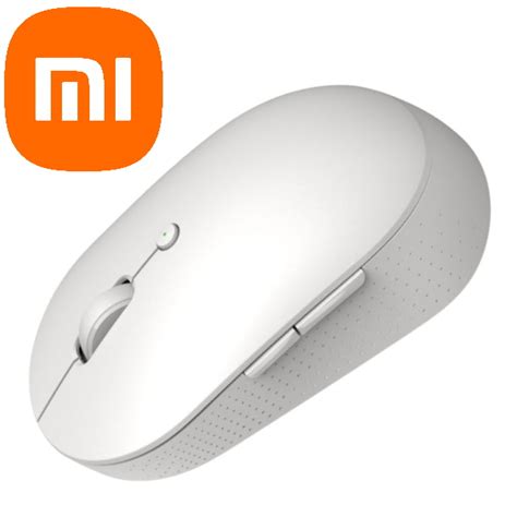 Bezvadu optiskā pele Xiaomi Mi Dual Mode Silent Edition balta