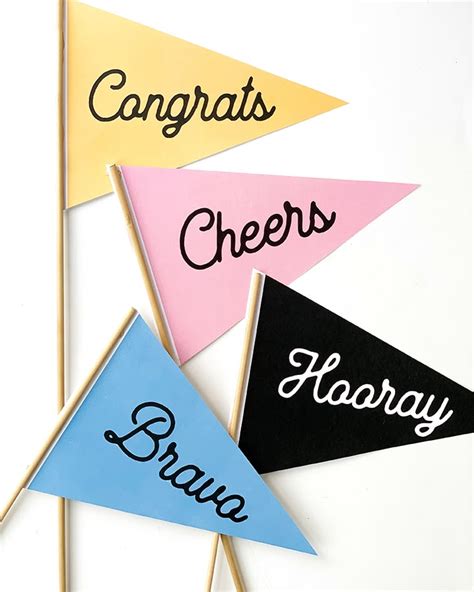 Free Printable Celebration Pennant Flags Alice And Lois