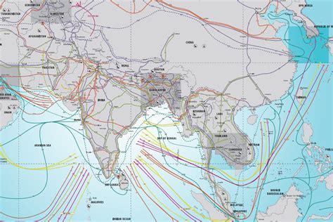 Indian Trade Routes Map