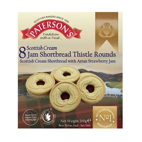 Paterson S Jam Shortbread Rounds 200g British Store Online — The Great British Shop