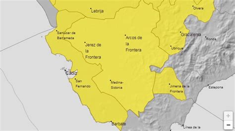 El Tiempo En Jerez Alerta Amarilla Por Lluvias