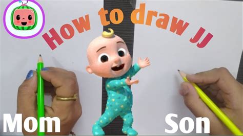 How To Draw JJ Draw JJ From Cocomelon Step By Step Tutorial Easy