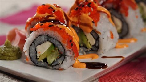 How To Make Spicy Crunchy Salmon Rolls With Avocado Video Dailymotion