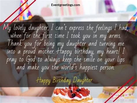 50 Wonderful Birthday Wishes For Daughter From Mom