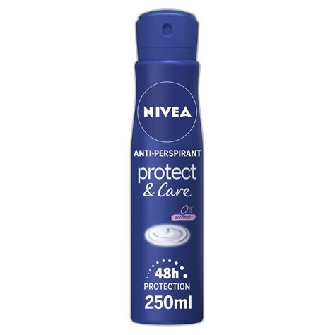 Nivea Anti Perspirant Protect And Care 48 Hour 250ml Wilko