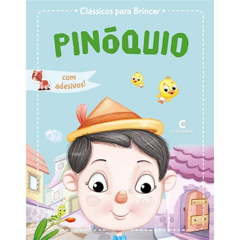 LIVRO INFANTIL COLORIR CLASSICOS PINOQUIO CULTURAMA GiftGO