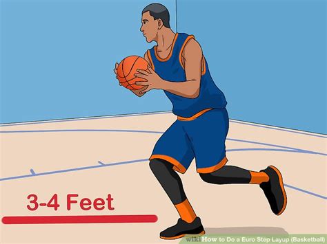 How to Do a Euro Step Layup (Basketball): 13 Steps (with Pictures)