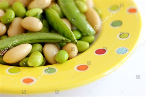 Edamame Butter Bean Salad Editorial Stock Photo Stock Image