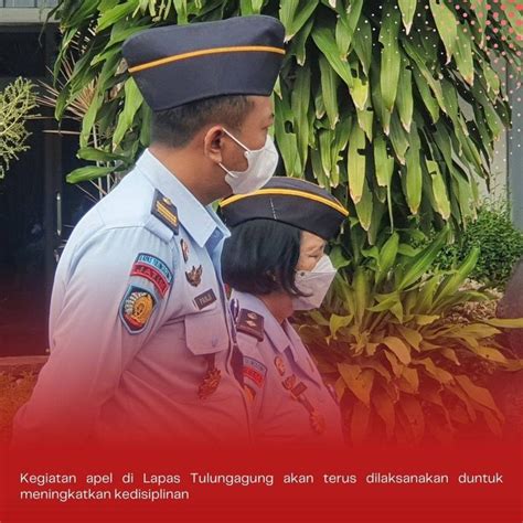 Pimpin Apel Pagi Kalapas Tulungagung Berikan Arahan Kepada Jajaran