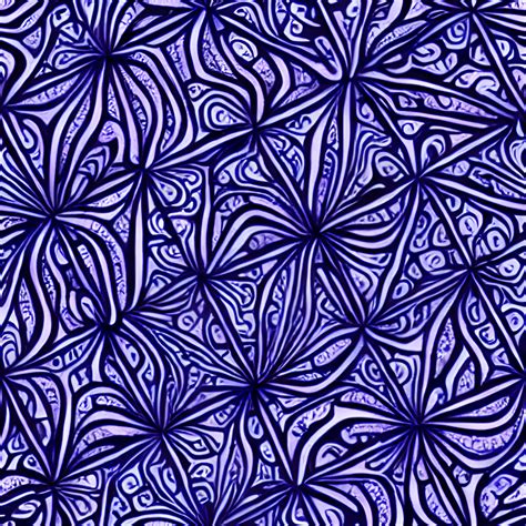 Royal Blue Royal Purple and Black Symmetrical Pattern · Creative Fabrica