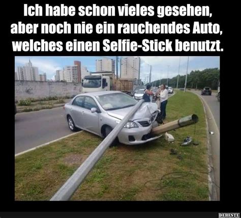 Ich Habe Schon Vieles Gesehen Aber Noch Nie Ein Rauchendes Auto