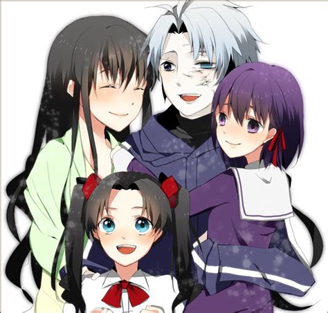 Tohsaka Rin Matou Sakura Matou Kariya Matou Sakura Tohsaka Rin And