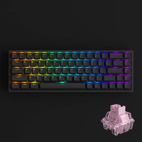 Bàn Phím Cơ Có Dây Akko 3068 V2 Rgb Blackwhite Foam Tiêu Âm