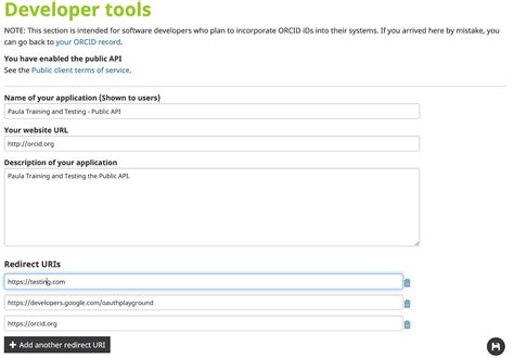 API 教程获取经过身份验证的 ORCID iD ORCID