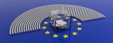 Premium Photo European Union Parliament Seats And A Voting Box On EU