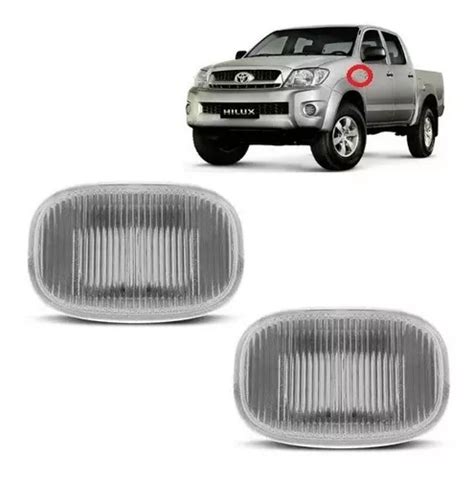 Par Lanterna Seta Pisca Lateral Toyota Hilux