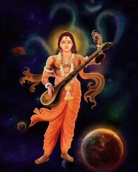 How Did Narada Become A Wanderer Spirituality Hinduism Art Bhakti