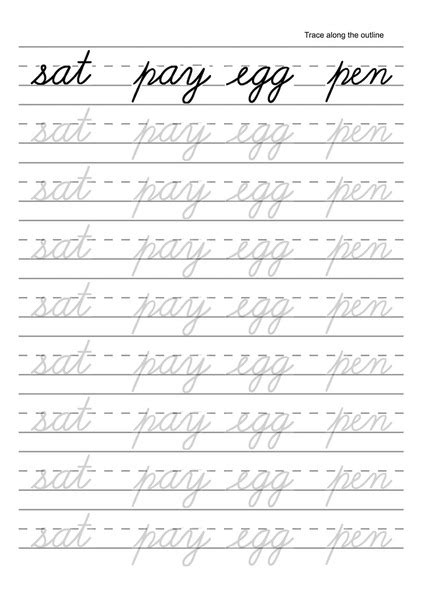 Cursive Writing Worksheet: Over 657 Royalty-Free Licensable Stock ...