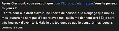 EtCEstPasAnodin on Twitter Laurent Blanc en conférence de presse Je