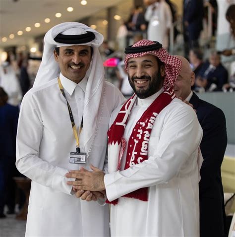 Saudi Crown Prince Thanks Qatari Emir After Attending World Cup Opening