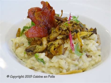 Cuisine en folie Risotto aux chanterelles aux cèpes et aux châtaignes