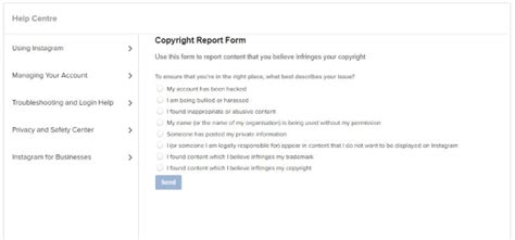 how to report an account on instagram