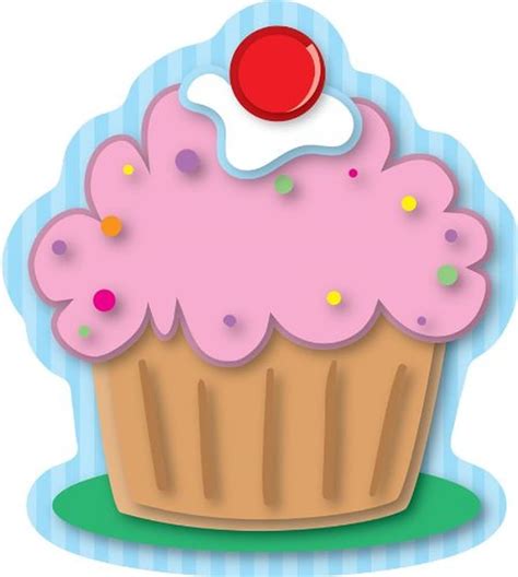 Carson Dellosa Cupcakes Mini Colorful Cut Outs Classroom