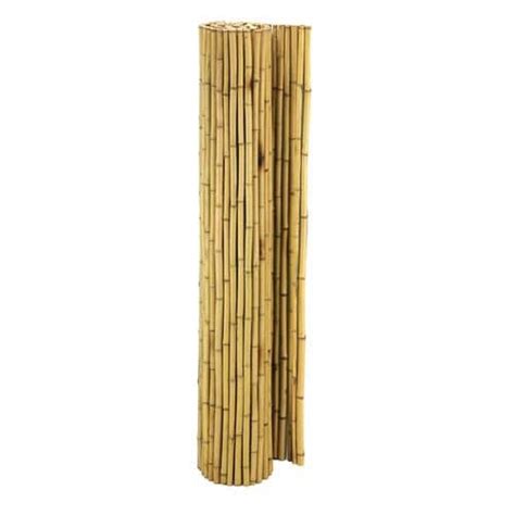 Cali Bamboo Bamboo Fencing 6-ft x 6-ft Natural Bamboo Woven Wire ...