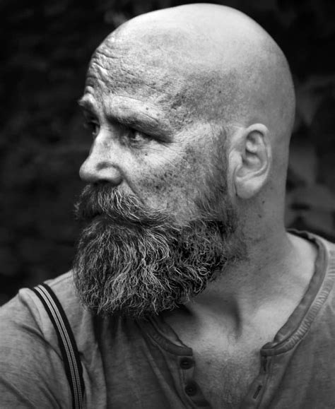 Beardy Bloke Shaved Head With Beard Grey Beards Best Beard Styles