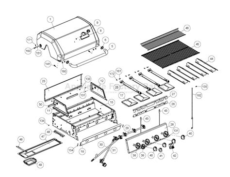 Broil Mate 7822 64 Parts Grills