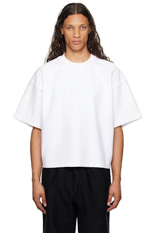 Alexander Wang White Puffed Logo Oversize T Shirt Ssense