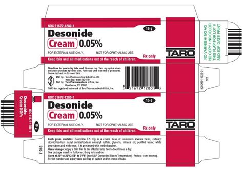 Desonide Cream - FDA prescribing information, side effects and uses