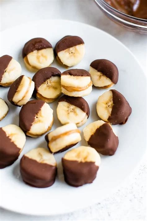 Frozen Peanut Butter Banana Chocolate Bites Free Style In KItchen