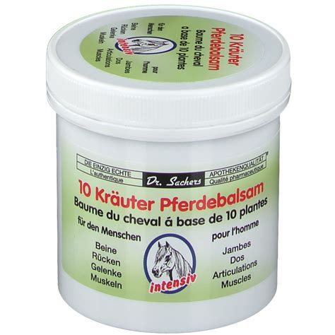 Dr Sachers 10 Kräuter Pferdebalsam 250 ml Shop Apotheke