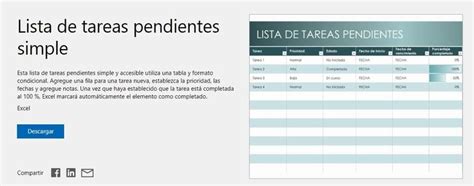 Plantilla De Tabla De Tareas Excel