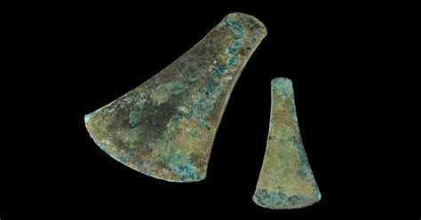 These Bronze Axes Were Found By A Man Metal Detecting In Bridgend And