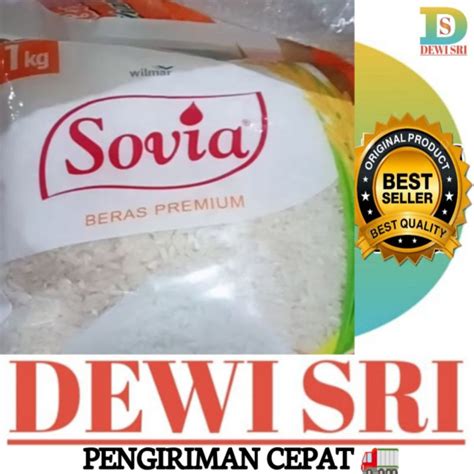 Jual Beras Premium SOVIA 1Kg Kemasan Pabrik Bukan Kemasan Repack