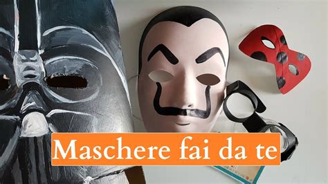 Maschere Di Carnevale Fai Da Te Riciclo Creativo Tutorial Youtube