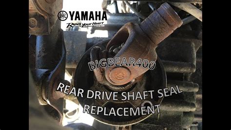 How To Replace Rear Drive Shaft Seal On Yamaha Step By Step Youtube