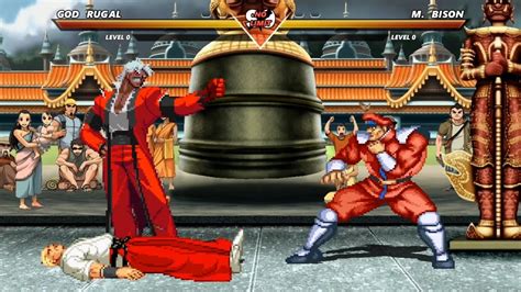 God Rugal Vs M Bison Highest Level Incredible Epic Fight Youtube