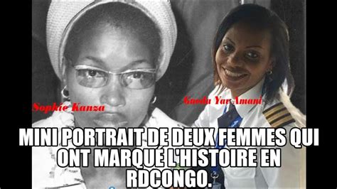 Honneur a ces deux femmes Congolaise droits et libertés de la femme en